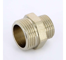 Ниппель Н никелированный UNI-FITT 1/2"x3/4"