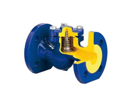 Клапан обратный подъемный чугун 287A Ду 20 Ру16 фл Zetkama 287A-020-C-31
